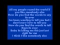 N-Dubz-Say It's Over (Lyrics) 