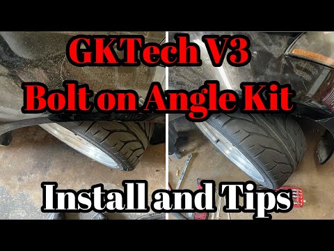 Installing the GKtech V3 Bolt on angle kit for a 350Z/G35