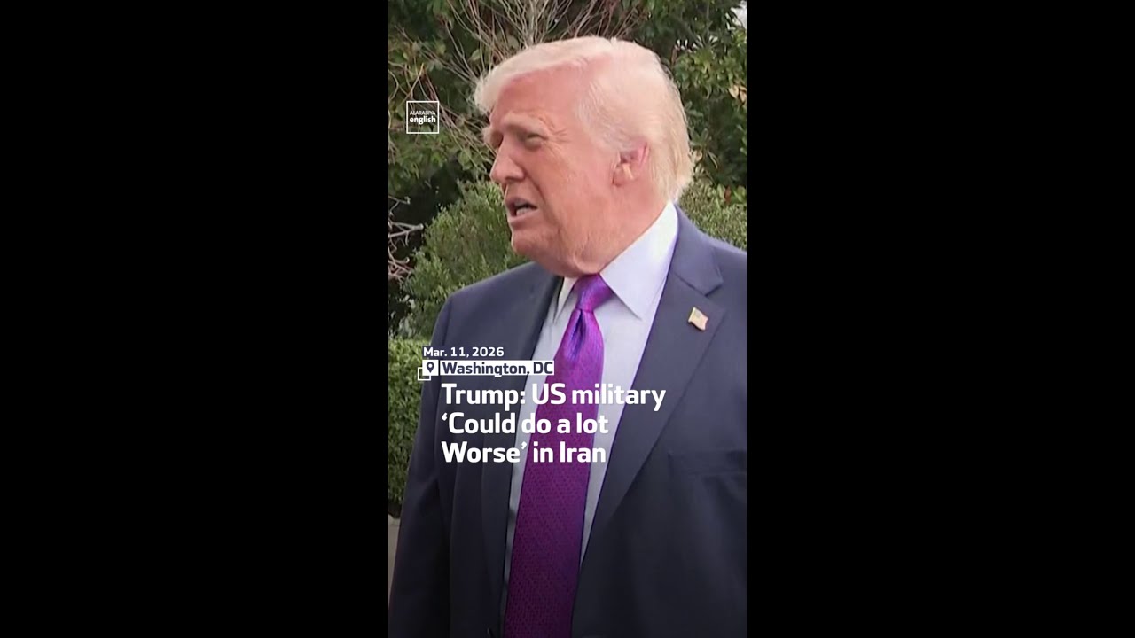 Video | Trump: US military ‘Could do a lot Worse’ in Iran