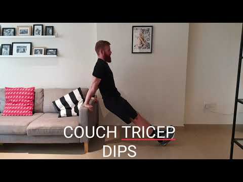 Couch Tricep Dips Demo