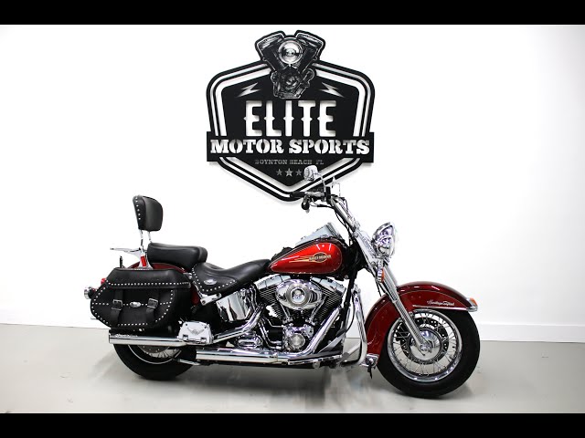 Buy Used 2008 HARLEY DAVIDSON HERITAGE CLASSIC FLSTC CRUISER 2CYL. - - Elite Motor Sports located in Boynton Beach, Florida