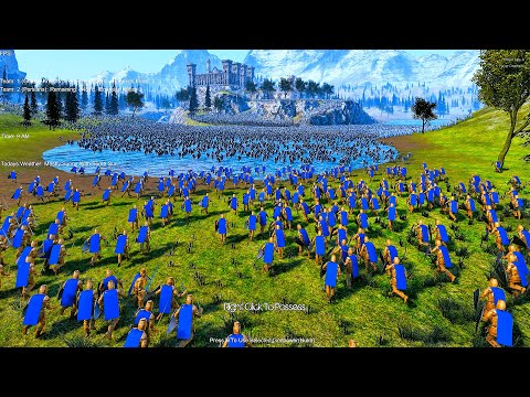 Golden Knights lays Siege on Persian Castle - Ultimate Epic Battle Simulator UEBS