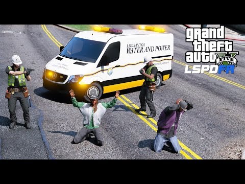 GTA 5 LSPDFR #675 Police Goes Undercover As Construction Workers To Bust Gang Drug Dealers