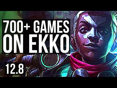 EKKO vs QIYANA (MID) | 2.9M mastery, 9 solo kills, 700+ games | NA Master | 12.8