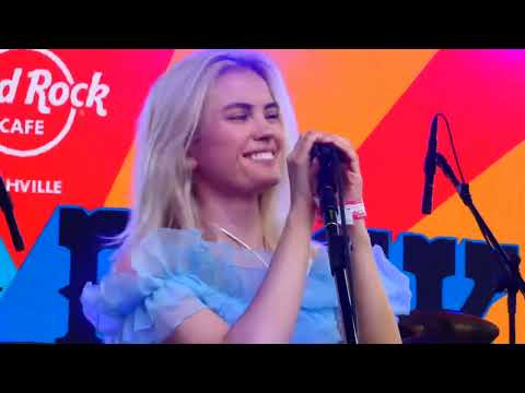 Zandi Holup performing on Hard Rock stage at CMA Fest