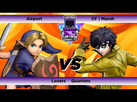 Flynn's Arcade 050 Losers Quarters - Airport (Young Link) Vs CF | Marsh (Joker) SSBU Ultimate