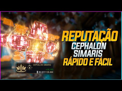 Como farmar REPUTAÇÂO rápido com CEPHALON SIMARIS - WARFRAME