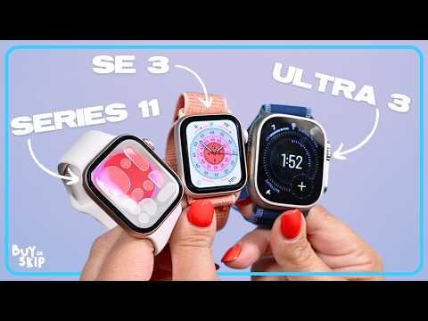 Apple Watch Series 11 vs. Ultra 3 vs. SE 3 | In-Depth Comparison Review