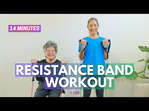 BEST Resistance Band Exercises for Seniors to TONE UP Fast!