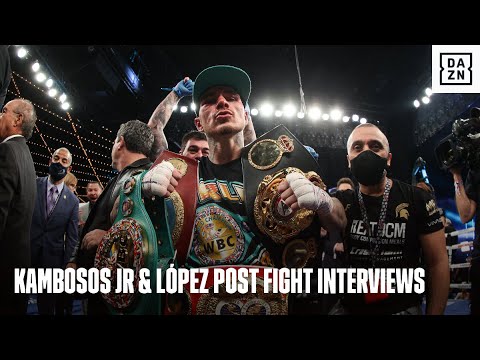 Kambosos Jr & López Post Fight Interviews