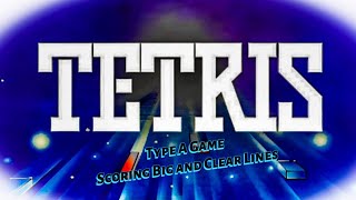 Tetris Type A: Scoring Big and Clear Lines (Quick Video) - Nintendo Entertainment System
