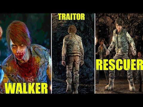 Walker James Kills Clementine VS James Betrays Clem VS Saves Clem - TWD The Final Season Episode 4