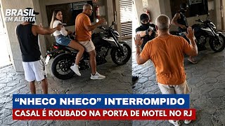 Casal é surpreendido em motel durante assalto no rio de janeiro | Brasil em Alerta
