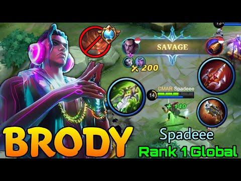 Perfect SAVAGE! Supreme Brody VS Supreme Aulus! - Top 1 Global Brody by Spadeee - Mobile Legends