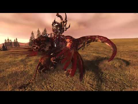 Kroq-Gar on Grymloq Vs Karl Franz on Griffon (Deathclaw)  - Total War: Warhammer 2