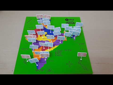 Ekta explore india map puzzle for kids, material: cardboard