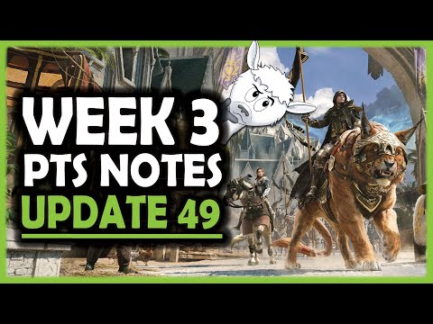 🤔 Only 4 Weeks for PTS Now? Hmmm... 📝 ESO Week 3 PTS Patch Notes 11.3.2