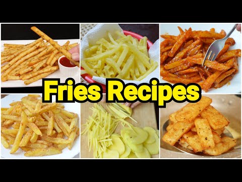 6 French Fries Recipes ❗ Potato Recipes by (YES I CAN COOK)