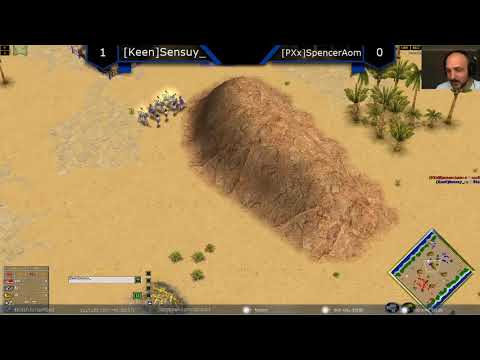 [Keen]Sensuy_ vs [PXx]SpenserAoM - Age of Mythology: The Titans (Game 2) ft. ChronoJJ