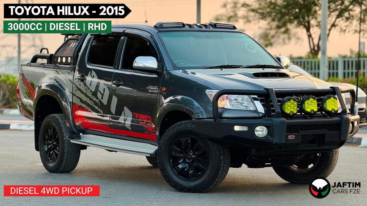 Toyota Hilux HEAVY BULL BAR & SPORTS BAR | LEATHER SEATS | 3.0L | AUTOMATIC TRANSMISSION | RHD video