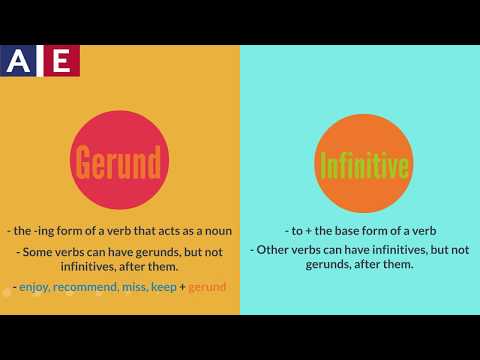 How to Use Gerunds and Infinitives
