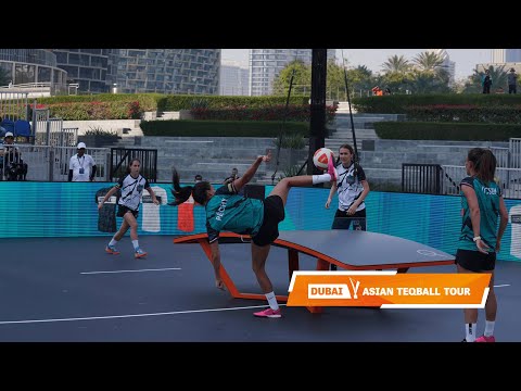 Asian Teqball Tour - Dubaj | Women's Doubles, Bronze match | Highlights