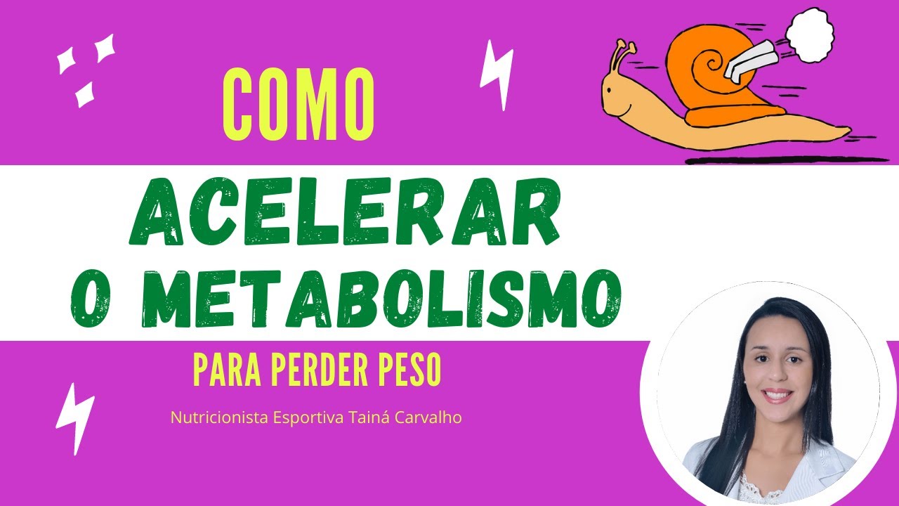 Como acelerar o Metabolismo e Emagrecer mais rápido?⚡ #acelerarometabolismo