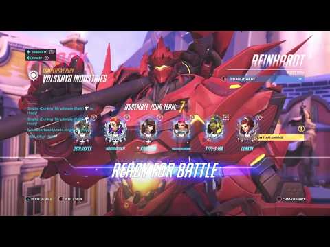 Former World Record Eliminations with  Reinhardt |  62 Elims + 25K Damage
