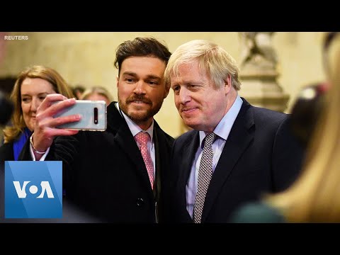 British PM Boris Johnson Meets New Tory Members of Parliament