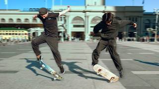 Landing his FIRST EVER kickflip!?