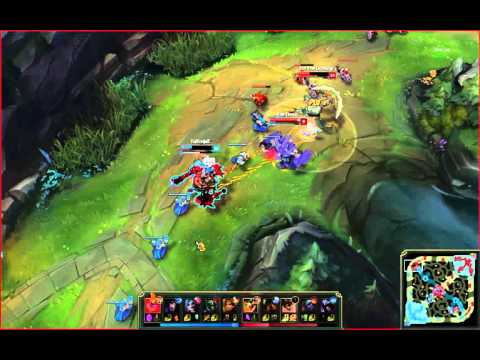 Rumble 2v1 outplay [Never towerdive a Rumble]