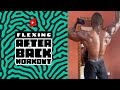 Flexing after back workout 💪🏾🤴🏾 #Shorts #AfricanBodbuilder #Nez