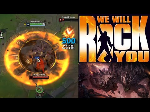 Malphite plays We Will Rock You