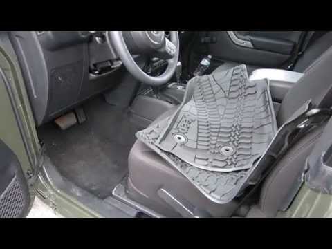 MOPAR 2015 JK JEEP WRANGLER MOPAR RUBBER MATTS REVIEW AND INSTALL