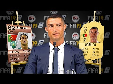 5 WONDERKID Footballers FIFA 19 RATINGS Then and NOW! (Ronaldo, Mbappe, Messi)