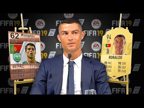 5 WONDERKID Footballers FIFA 19 RATINGS Then and NOW! (Ronaldo, Mbappe, Messi) Video