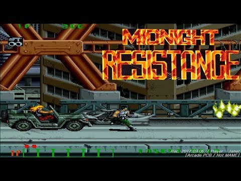 Midnight Resistance - 1CC (Speed run / Not MAME) / ミッドナイトレジスタンス / 미드나이트 레지스탕스