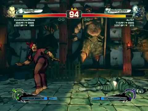 ZombieSaysMeow [Dan] vs Ao747 [Seth] SSF4:AE