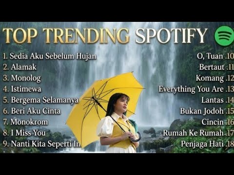 Playlist Lagu Galau Hits Spotify 2025 | Idgitaf &ndash; Sedia Aku Sebelum Hujan🎵