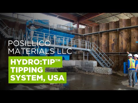 Posillico Materials LLC Invests in CDE HYDRO:TIP™ Tipping System for Processing Hydrovac Waste.