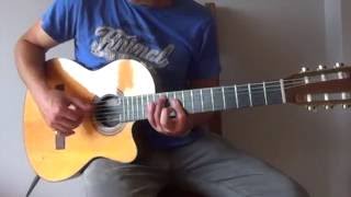 Video thumbnail for Guitar Demo: GIBSON Chet Atkins CEC Nylon string (1985) by Mark Stuart GUITARIST
