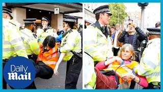 Police remove Just Stop Oil protestors blocking Hi