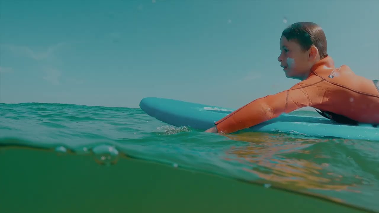 Combinaison Surf Kids 4/3 Zip Dos - 8 ans