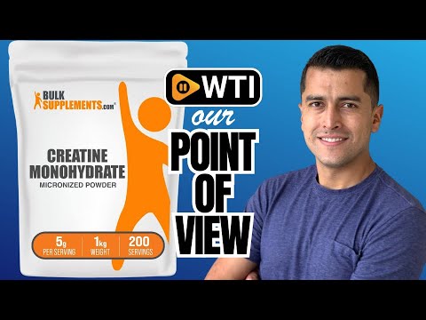 BulkSupplements.com Creatine Monohydrate Powder - Creatine Supplement - WTI product video review