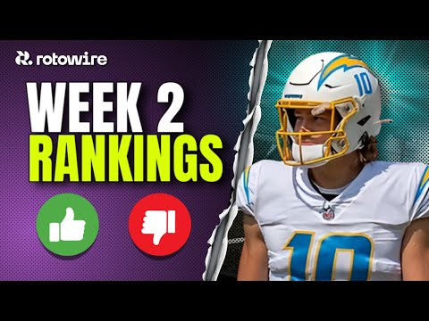 Fantasy Football Week 2 Rankings (Start/Sit, Sleepers, Busts)