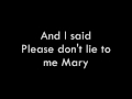 Mary by Noah And The Whale Lyrics