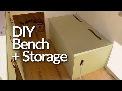 DIY Van Bench with Hidden Storage | Easy Step-by-Step Build