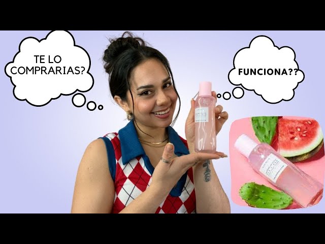 Vídeo relacionado con ieron Serums Watermelon Glow Niacinamida Suero facial hidratante ligero y resaltador líquido imprimador