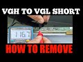 VGL AND VGH SHORT IN LCD LED TV PANEL OR DIS PLAY HOW TO REMOVE VGH AND VGL SHORT REMOVE