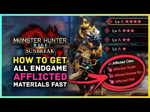Monster Hunter Rise Sunbreak - All Endgame Afflicted Materials & How to Get Them Fast